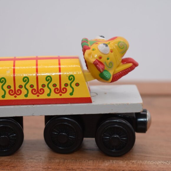 Thomas Tank Engine Wooden Railway Train Chinese Dragon Vintage Train 2003 - Picture 5 of 6